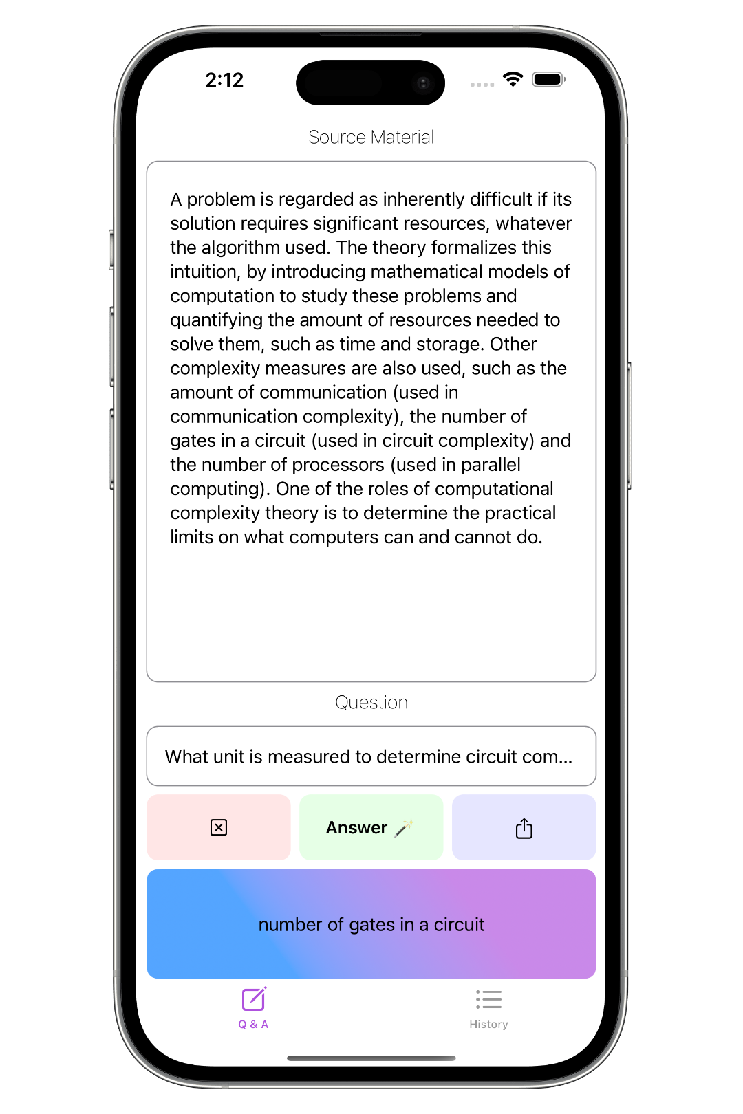 Cover image from Question & Answer - Local Language Model App for iOS