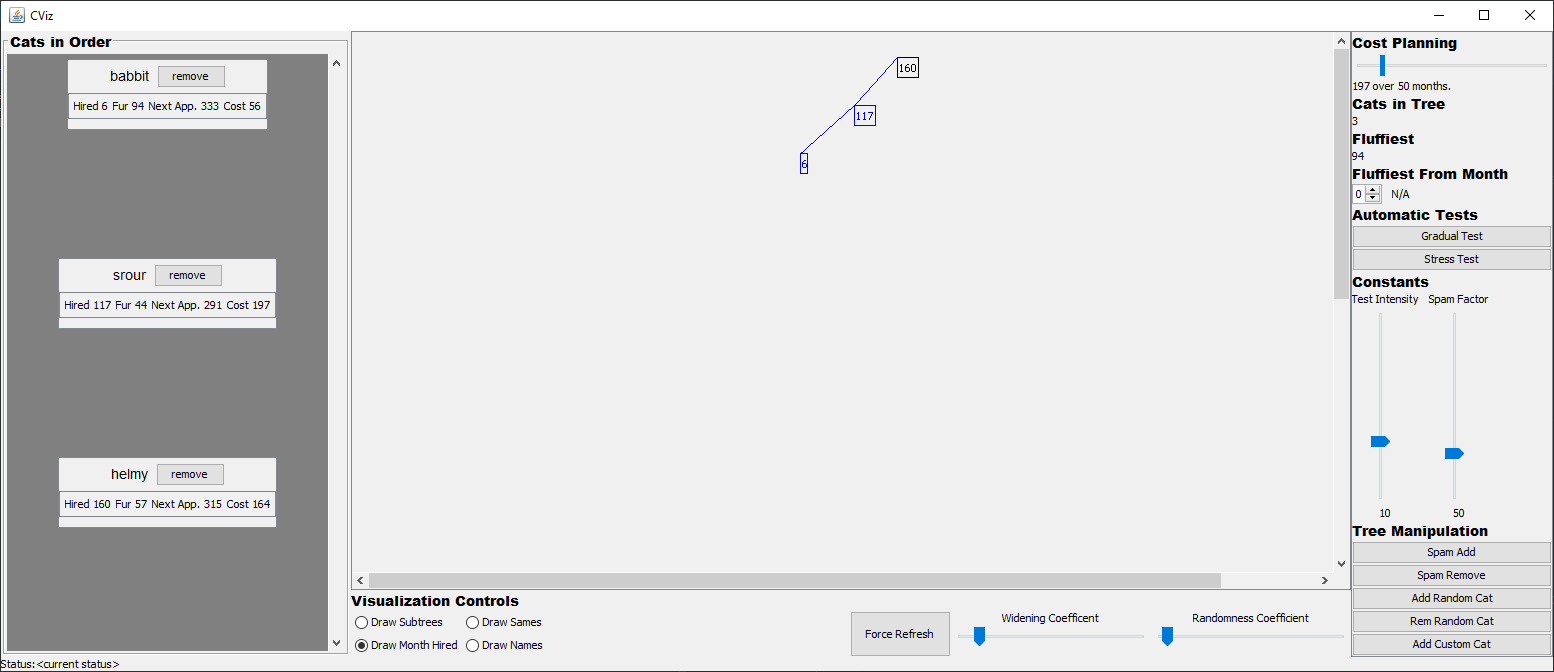 A visualizer and stress tester for binary search trees